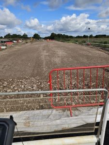 Formation almost ready for us to take over and complete the treatment and start track renewal.