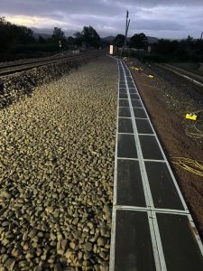 Design had no ballast between the trough and the rail. Network rail did not like this. Had a change and got to work completing the works to how they wanted. (future 2nd line installation)