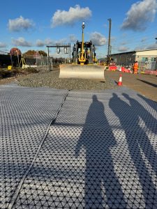 Ballast installation.