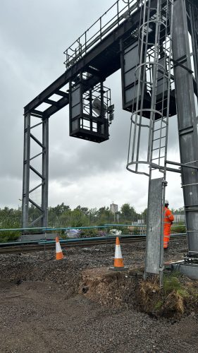 Old Signal gantry.